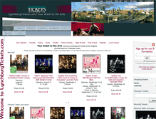 Tablet Screenshot of lynchburgtickets.com